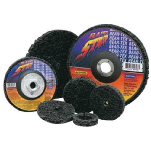 Bear-Tex&reg; Rapid Strip Non-Woven Quick-Change Disc, 2" Dia., Extra Coarse Grit, Silicon Carbide Waymarc Industries Inc