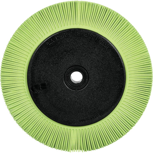 Scotch-Brite Type S Precision Radial Bristle Brush PN-RB with Flange, Ceramic, 50+ Grit, 8" Dia. Waymarc Industries Inc