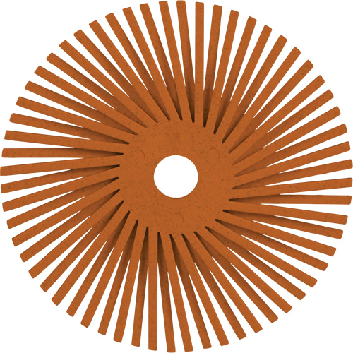 Scotch-Brite Type A Precision Radial Bristle Brush PN-RB, Ceramic, 80+ Grit, 3" Dia. Waymarc Industries Inc