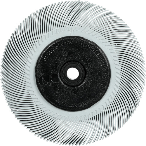 Scotch-Brite Type C Precision Radial Bristle Brush PN-RB with Keyway Core, Ceramic, 120+ Grit, 6" Dia. Waymarc Industries Inc
