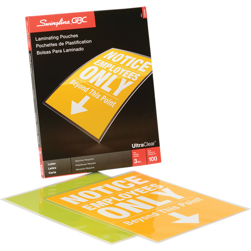 Laminated Letter Size Pouch Waymarc Industries Inc