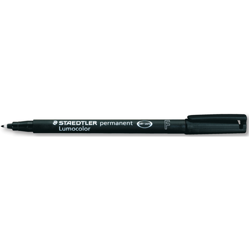 Marqueurs permanents Lumocolor, Noir, Pointe Fin Waymarc Industries Inc