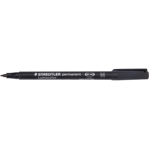 Lumocolor&reg; Permanent Marker, Black, Medium Tip Waymarc Industries Inc