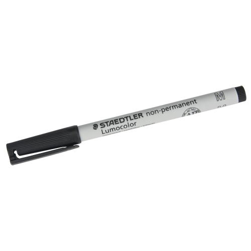 Lumocolor&reg; Non Permanent Medium Tip Black Marker, Black, Medium Tip Waymarc Industries Inc