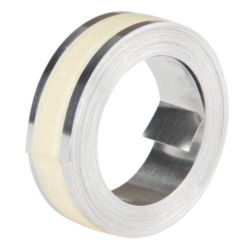 Embossing Aluminum Tape, 12.7 mm x 16', Aluminum Waymarc Industries Inc