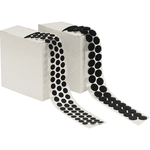 Attache en rondelle, Crochet, 1/2" dia., Adh&eacute;sif, Noir Waymarc Industries Inc