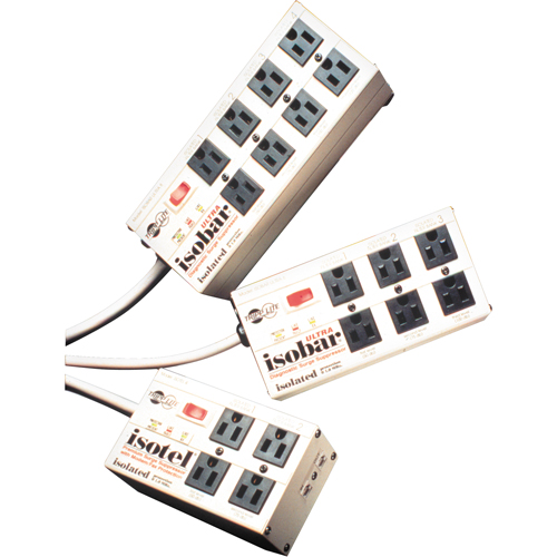 Isobar&reg; Premium Surge Suppressors, 4 Outlets, 3330 J, 1440 W, 6' Cord Waymarc Industries Inc