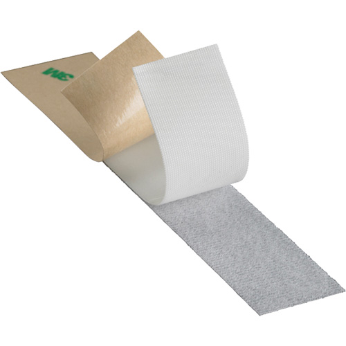Fastener, Hook, 25 yds x 1", Adhesive, White Waymarc Industries Inc