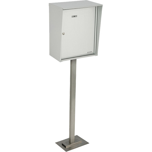 Collecting Boxes, Pedestal -Mounted, 21" x 12-7/8", Aluminum Waymarc Industries Inc