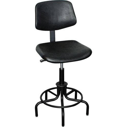 Tabouret avec dossier de s&eacute;rie 6000, Stationnaire, Ajustable Hauteur, Capacit&eacute; 250 lb Waymarc Industries Inc