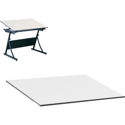 Dessus de table Planmaster, 60" la x 3/4" h, Blanc Waymarc Industries Inc
