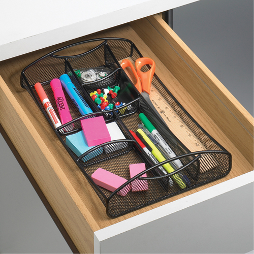 OnyxSteel Mesh Desktop Organizers Waymarc Industries Inc