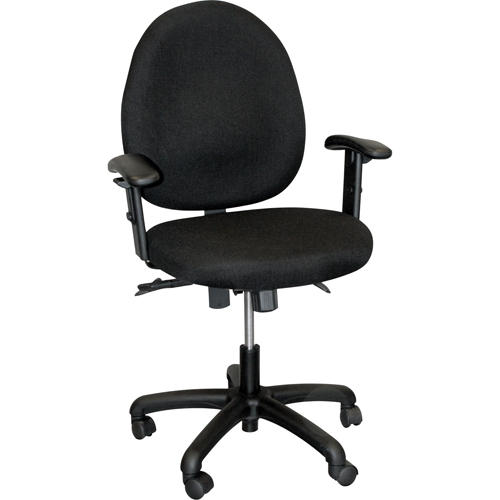 900 Series Mid-Back Ergonomic Steno Chair, Drafting, Adjustable Height, 250 lbs. Capacity Waymarc Industries Inc