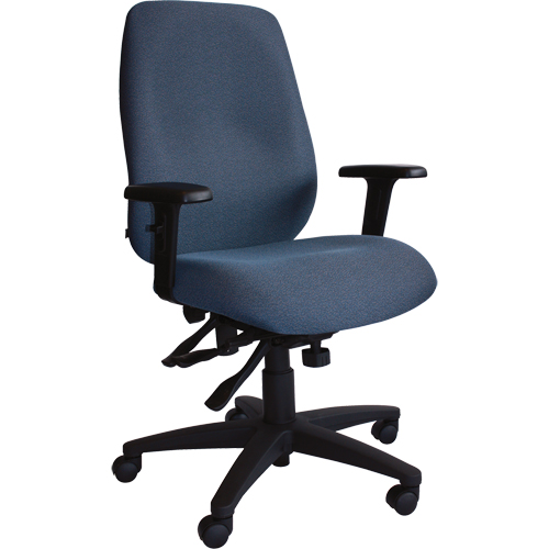 Cierra Ergonomic Chairs, Fabric, Blue, 250 lbs. Capacity Waymarc Industries Inc