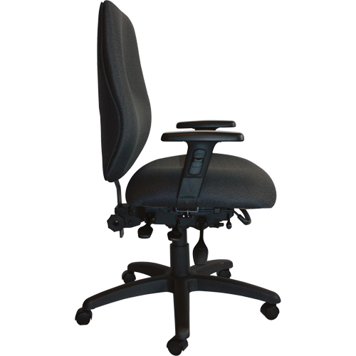 Cierra Heavy Duty Ergonomic Chairs, Fabric, Black, 400 lbs. Capacity Waymarc Industries Inc