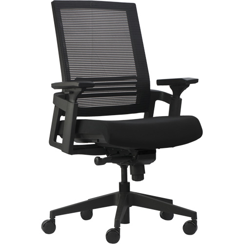 Chaises de bureau A-37 Activ, Mailles, Noir, Capacit&eacute; 275 lb Waymarc Industries Inc