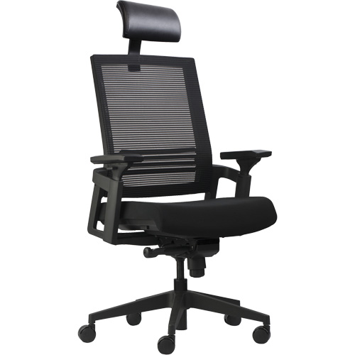 Chaises de bureau A-37 Activ, Mailles, Noir, Capacit&eacute; 275 lb Waymarc Industries Inc