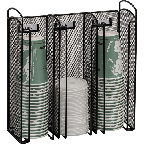 Organisateur Onyx pour verres et couvercles Waymarc Industries Inc