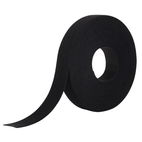 Ruban d'attaches One-Wrap, Boucle et crochet, 25 vg x 1", Auto-aggripant, Noir Waymarc Industries Inc