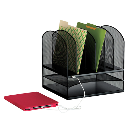Onyx USB Powered Desk Organizer Waymarc Industries Inc