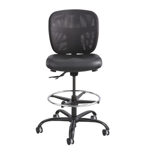 Tabouret robuste Vue, Vinyle, Noir, Capacit&eacute; 350 lb Waymarc Industries Inc