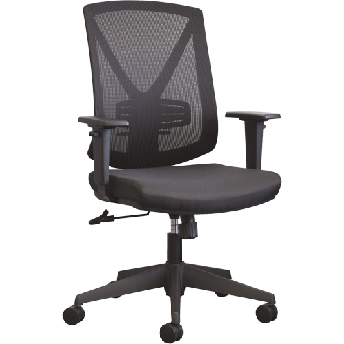 Chaise de bureau Activ A-47 Synchro, Tissu, Noir, Capacit&eacute; 275 lb Waymarc Industries Inc
