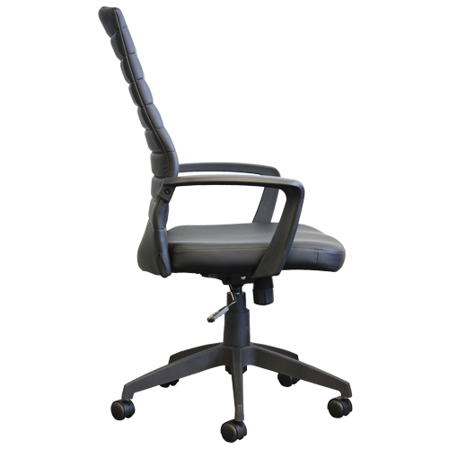 Activ A-128 Office Chair, Polyurethane, Black, 275 lbs. Capacity Waymarc Industries Inc