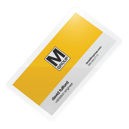 Swingline UltraClear Laminating Business Card Pouches Waymarc Industries Inc