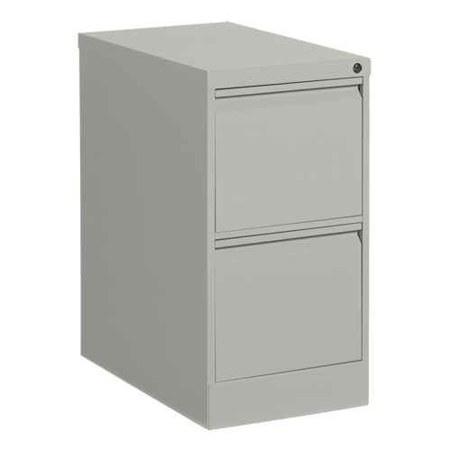Classeur vertical, Acier, 2 tiroirs, 15-1/7" la x 25" p x 29" h, Gris Waymarc Industries Inc
