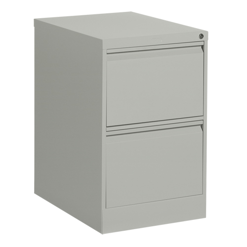 Classeur vertical, Acier, 2 tiroirs, 18-1/7" la x 25" p x 29" h, Gris Waymarc Industries Inc