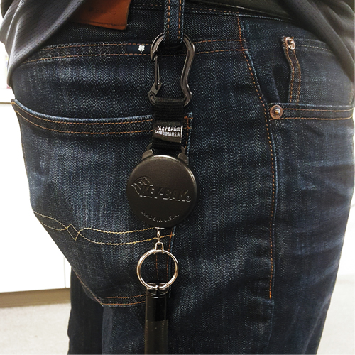 Securit Key Chains, Polycarbonate, 48" Cable, Carabiner Attachment Waymarc Industries Inc