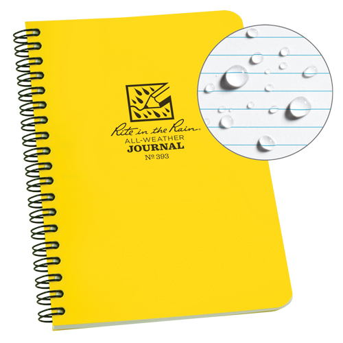 Side-Spiral Notebook, Soft Cover, Yellow, 64 Pages, 4-5/8" W x 7" L Waymarc Industries Inc