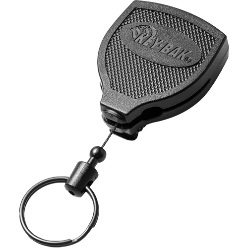 Super48 Heavy-Duty Retractable Key Holder, Polycarbonate, 48" Cable, Belt Clip Attachment Waymarc Industries Inc