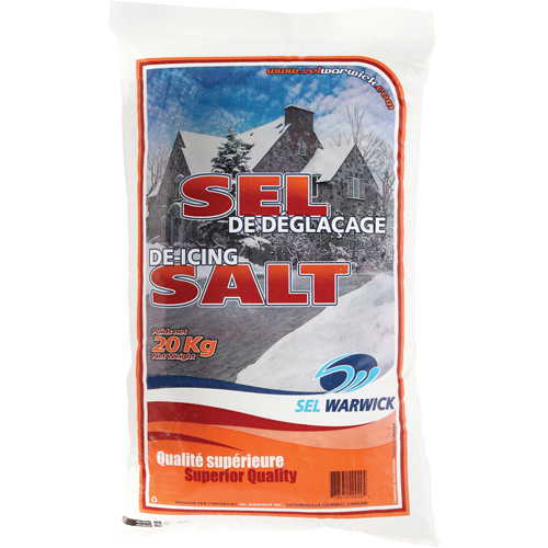 Sel fondant &agrave; glace, 44,1 lb (20 kg), Sac, -10°C (14°F) Waymarc Industries Inc