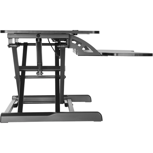 Poste de travail assis-debout Goya, Mod&egrave;le de bureau, 22" h x 31-1/2" la x 24" p, Noir Waymarc Industries Inc