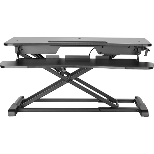 Poste de travail assis-debout Goya, Mod&egrave;le de bureau, 22" h x 31-1/2" la x 24" p, Noir Waymarc Industries Inc