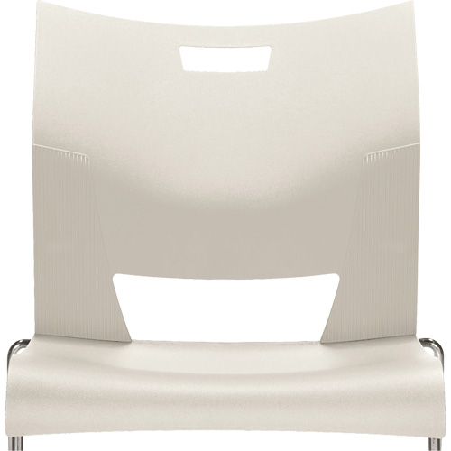 Duet Armless Training Chair, Plastic, 33-1/4" High, 350 lbs. Capacity, White Waymarc Industries Inc