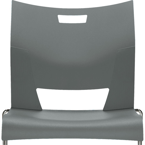 Duet Armless Training Chair, Plastic, 33-1/4" High, 350 lbs. Capacity, Grey Waymarc Industries Inc