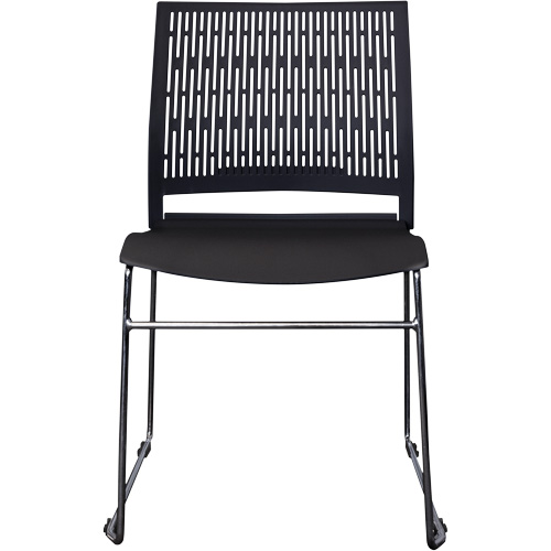 Activ Series Stacking Chairs, Polypropylene, 32-3/8" High, 275 lbs. Capacity, Black Waymarc Industries Inc