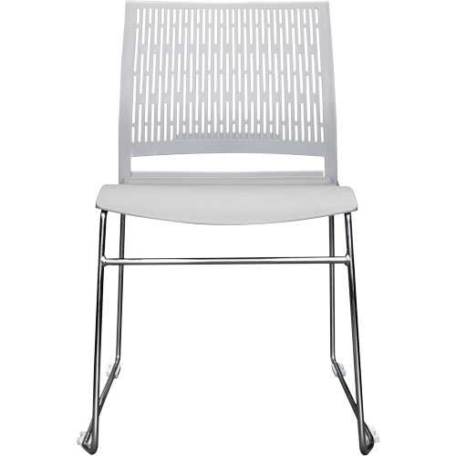 Activ Series Stacking Chairs, Polypropylene, 32-3/8" High, 275 lbs. Capacity, Grey Waymarc Industries Inc
