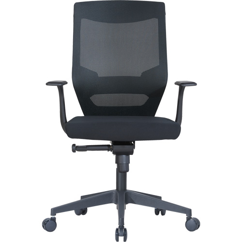 Chaise de bureau ajustable &agrave; basculement synchronis&eacute; s&eacute;rie Activ, Tissu/Mailles, Noir, Capacit&eacute; 275 lb Waymarc Industries Inc