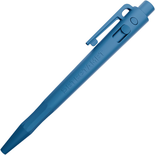 Stylo d&eacute;tectable aux rayons X et par les d&eacute;tecteurs de m&eacute;tal, Bleu, R&eacute;tractable Waymarc Industries Inc
