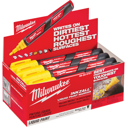 Marqueur &agrave; peinture Inkzall, Liquide, Jaune Waymarc Industries Inc