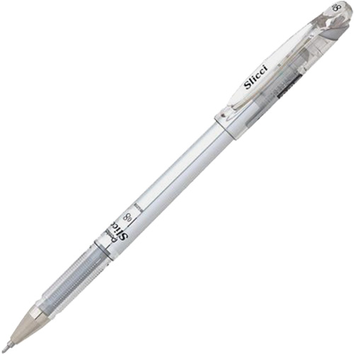 Stylo gel m&eacute;tallique Slicci, Argent, 0,8 mm Waymarc Industries Inc