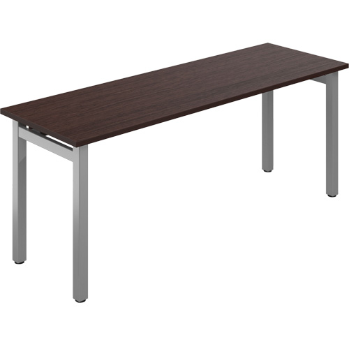 Table bureau Newland, 29-7/10" lo x 72" la x 29-3/5" h, Brun fonc&eacute; Waymarc Industries Inc