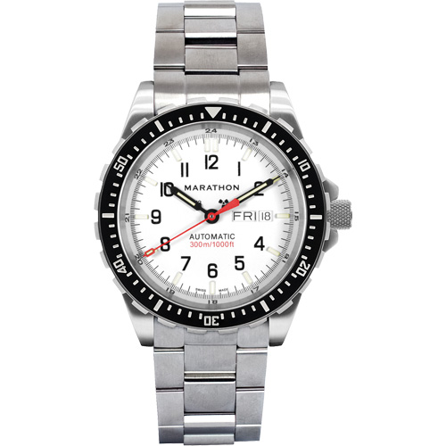 Arctic Edition Jumbo Day/Date Automatic with Stainless Steel Bracelet, Digital, Battery Operated, 46 mm, Silver Waymarc Industries Inc