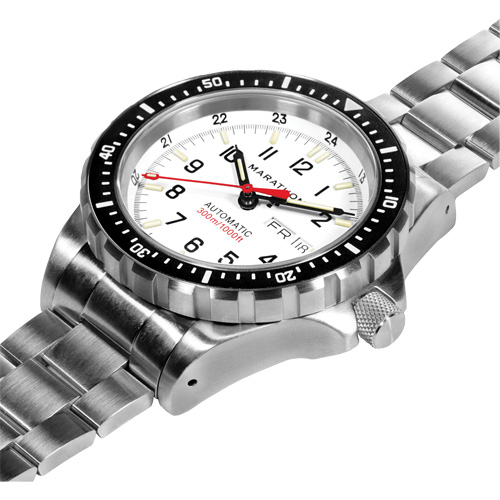 Arctic Edition Jumbo Day/Date Automatic with Stainless Steel Bracelet, Digital, Battery Operated, 46 mm, Silver Waymarc Industries Inc