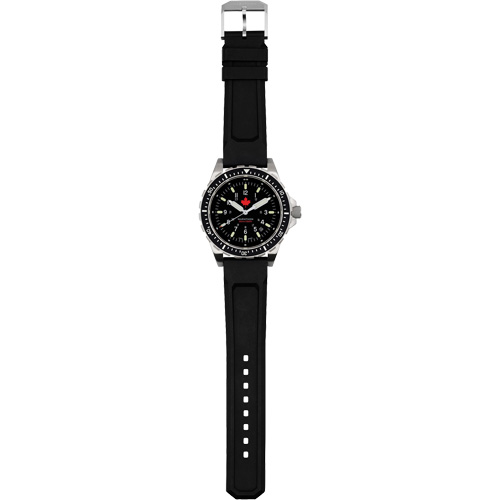 Red Maple Jumbo Diver's Quartz Watch, Digital, Battery Operated, 46 mm, Black Waymarc Industries Inc