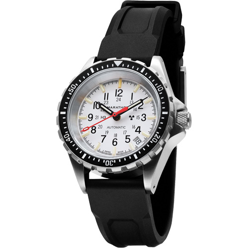 Montre automatique moyenne pour plongeur &eacute;dition arctique, Num&eacute;rique, &agrave; piles, 36 mm, Noir Waymarc Industries Inc