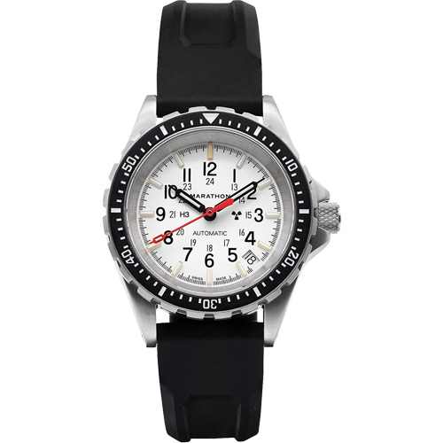 Montre automatique moyenne pour plongeur &eacute;dition arctique, Num&eacute;rique, &agrave; piles, 36 mm, Noir Waymarc Industries Inc